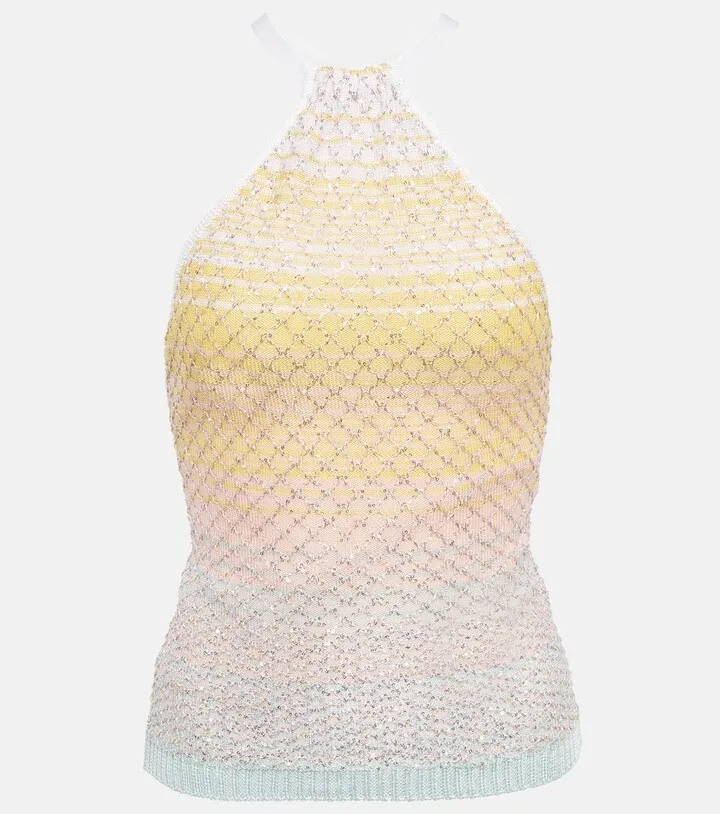 Halter-neck top