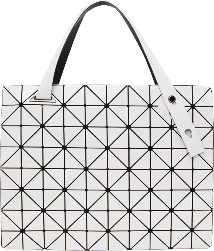 Bao Bao Issey Miyake White Carton Tote