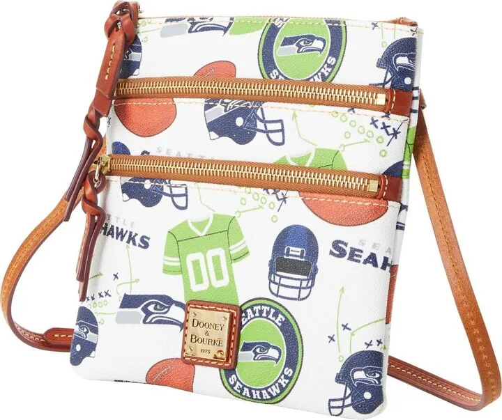 Women's Dooney & Bourke Seattle Seahawks Triple-Zip Crossbody Bag