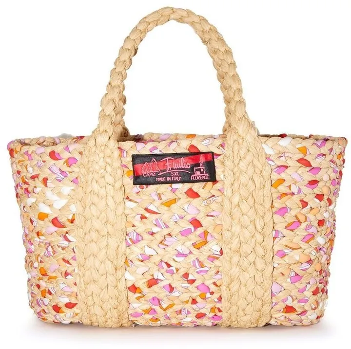 Interwoven-Design Shoulder Bag