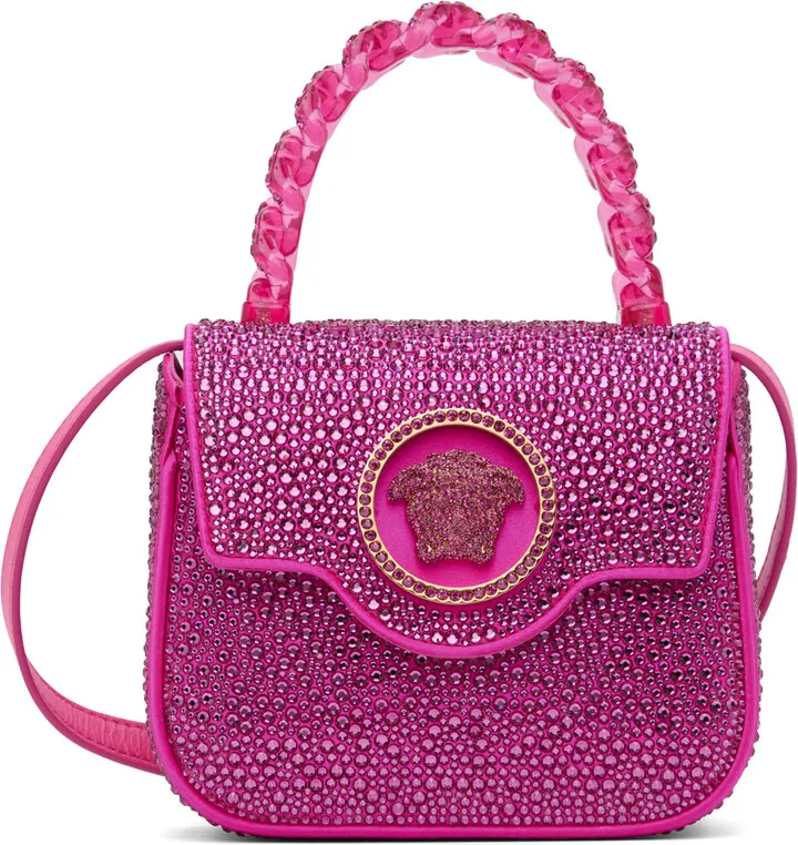 Versace Pink 'La Medusa' Bag