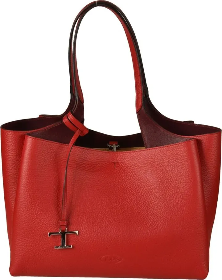 Tod's Logo Plaque Medium Tote Bag