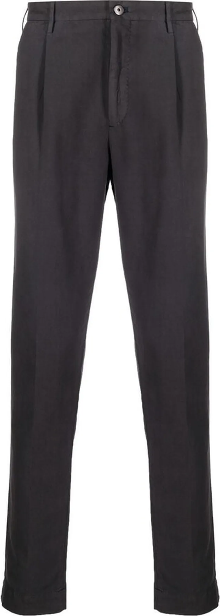 High-Rise Straight-Leg Trousers