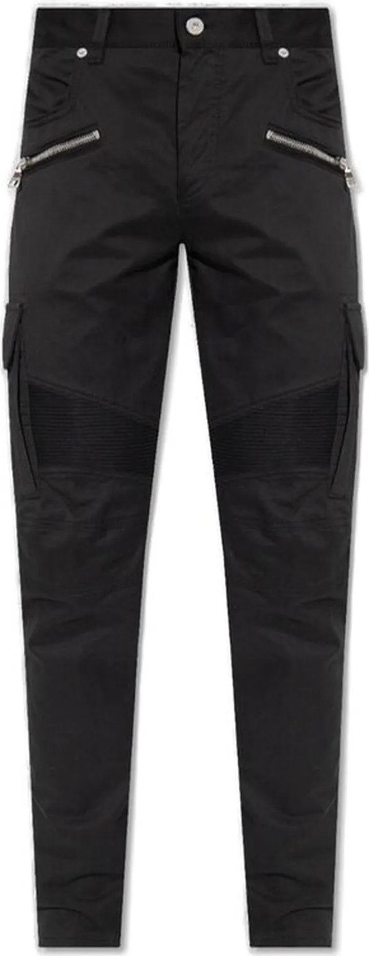 Balmain Zip Detailed Tapered Leg Trousers