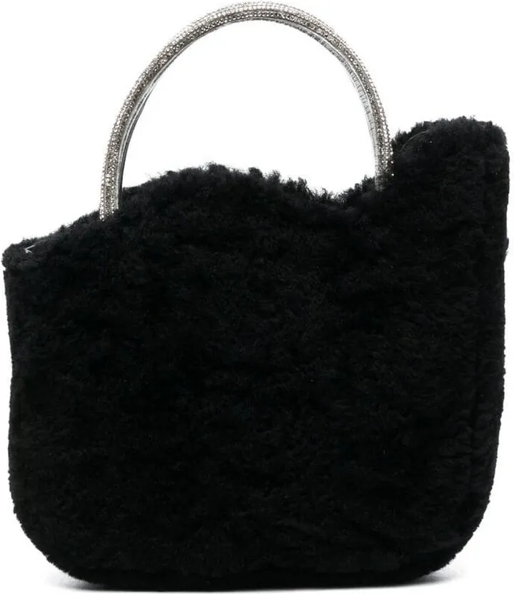 micro Ivy shearling bag