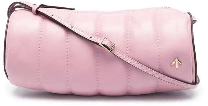 Padded Cylinder Shoulder Bag