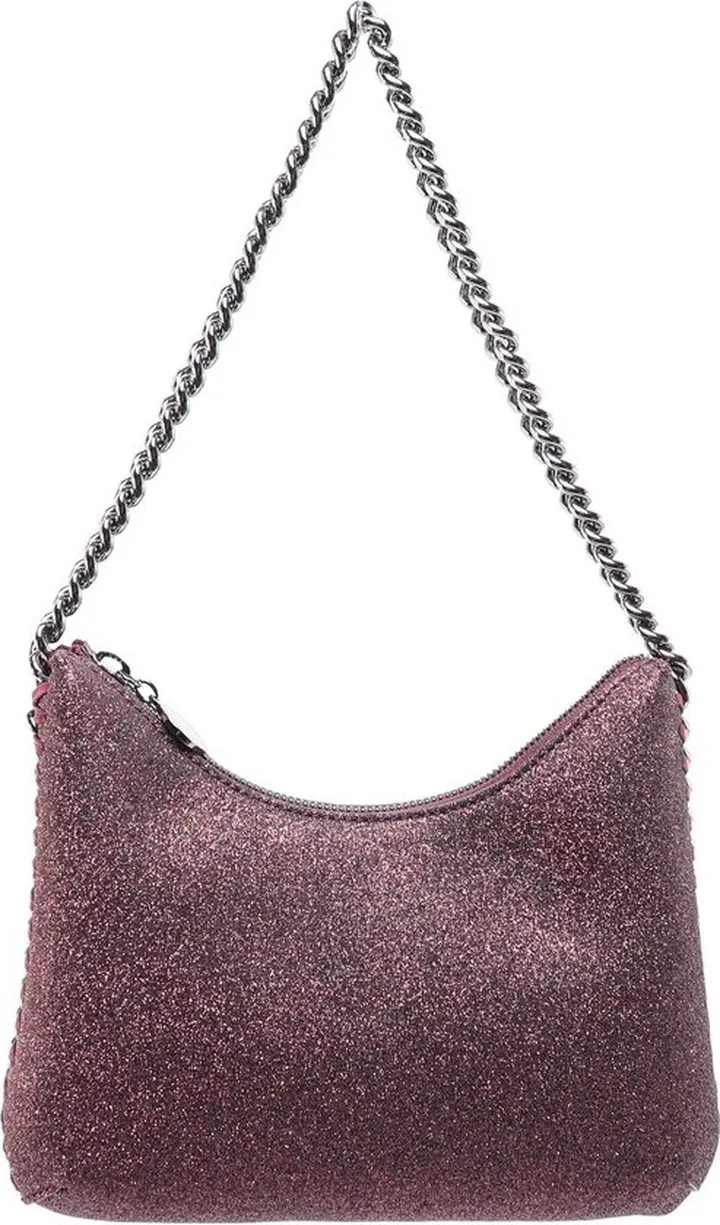 Stella McCartney Zip-Up Chained Shoulder Bag