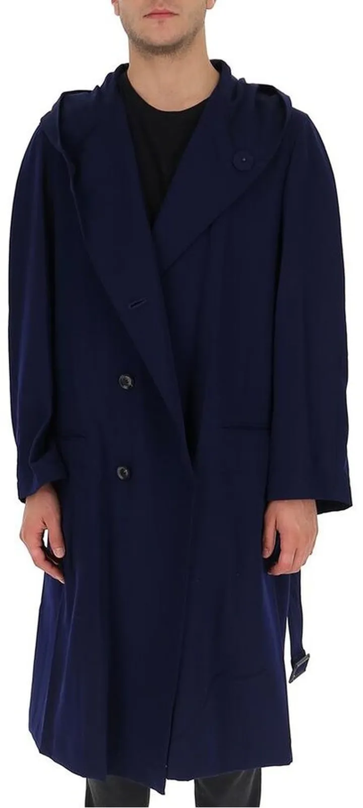 Yohji Yamamoto Hooded Trench Coat