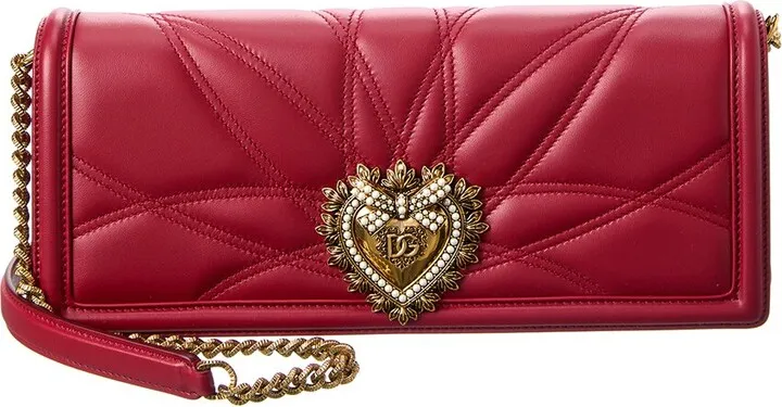 Dolce & Gabbana Devotion Leather Baguette