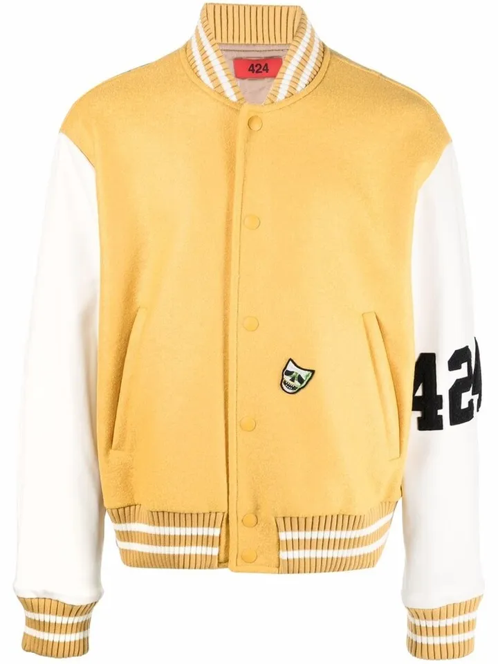 Logo-Detail Bomber Jacket