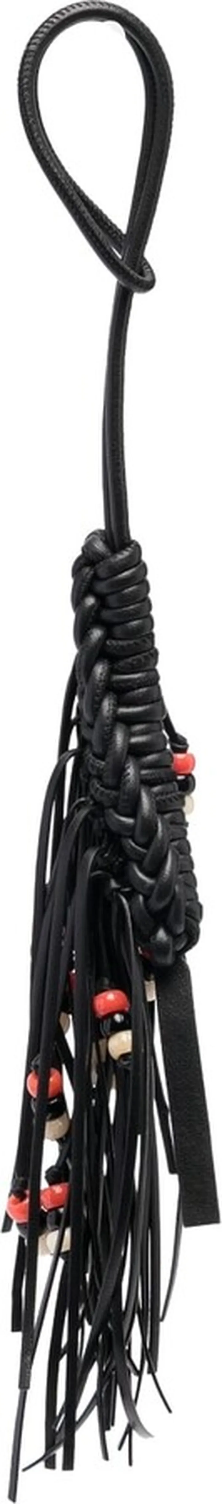 Scoubidou leather charm