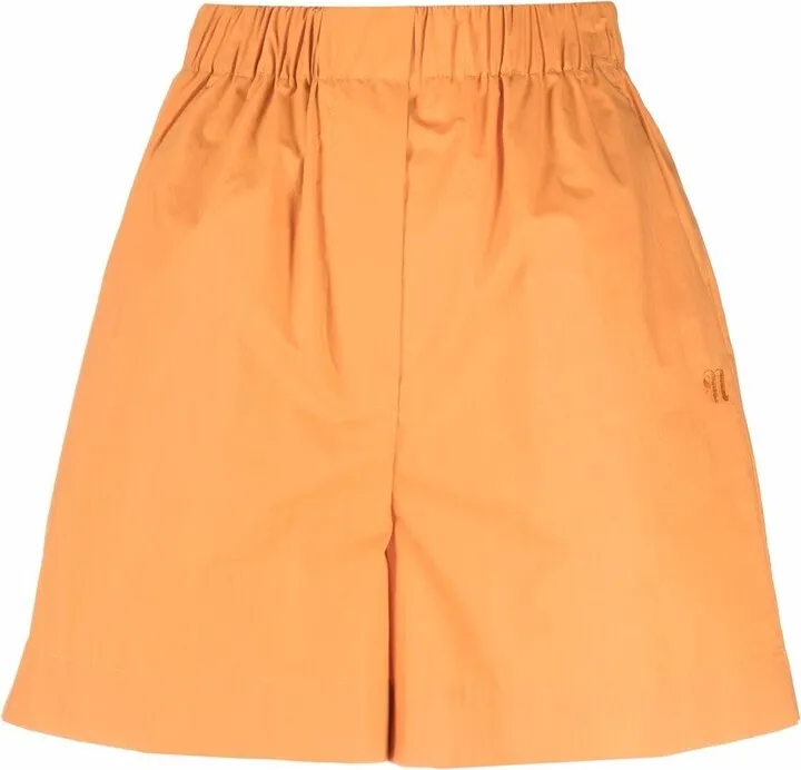 Elasticated-Waist Cotton Shorts