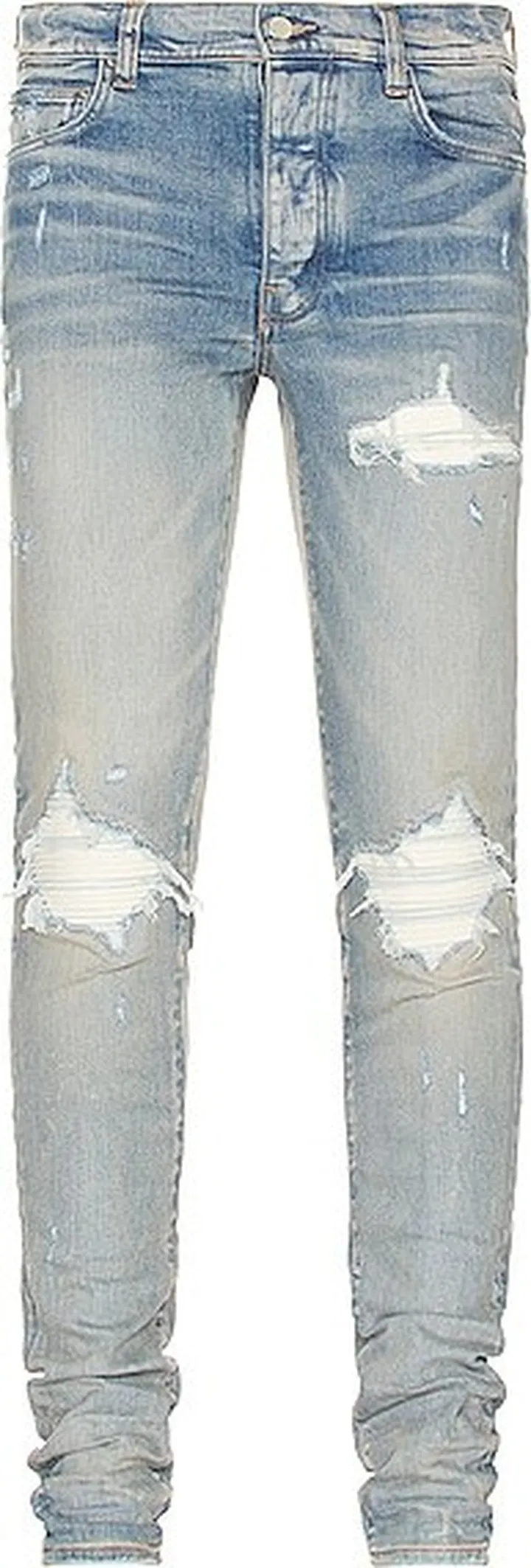 Amiri Mx1 Ultra Suede Jean in Blue