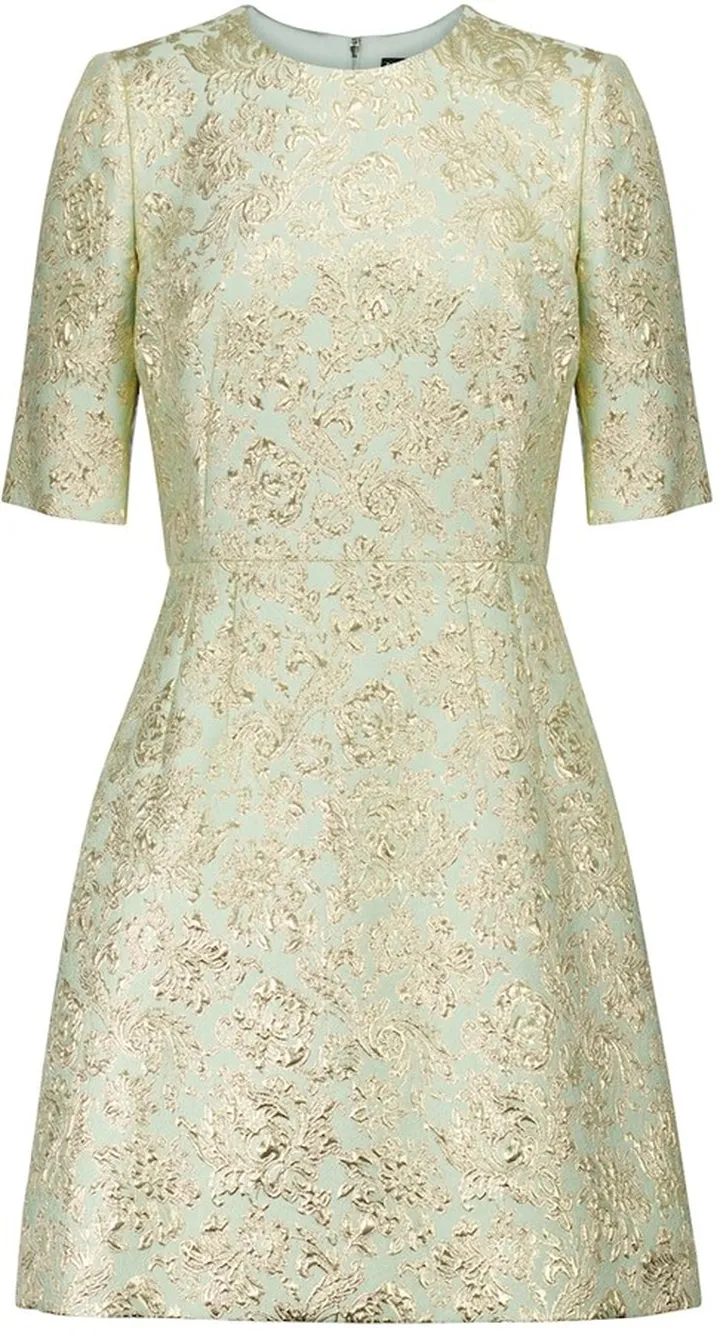 Brocade minidress