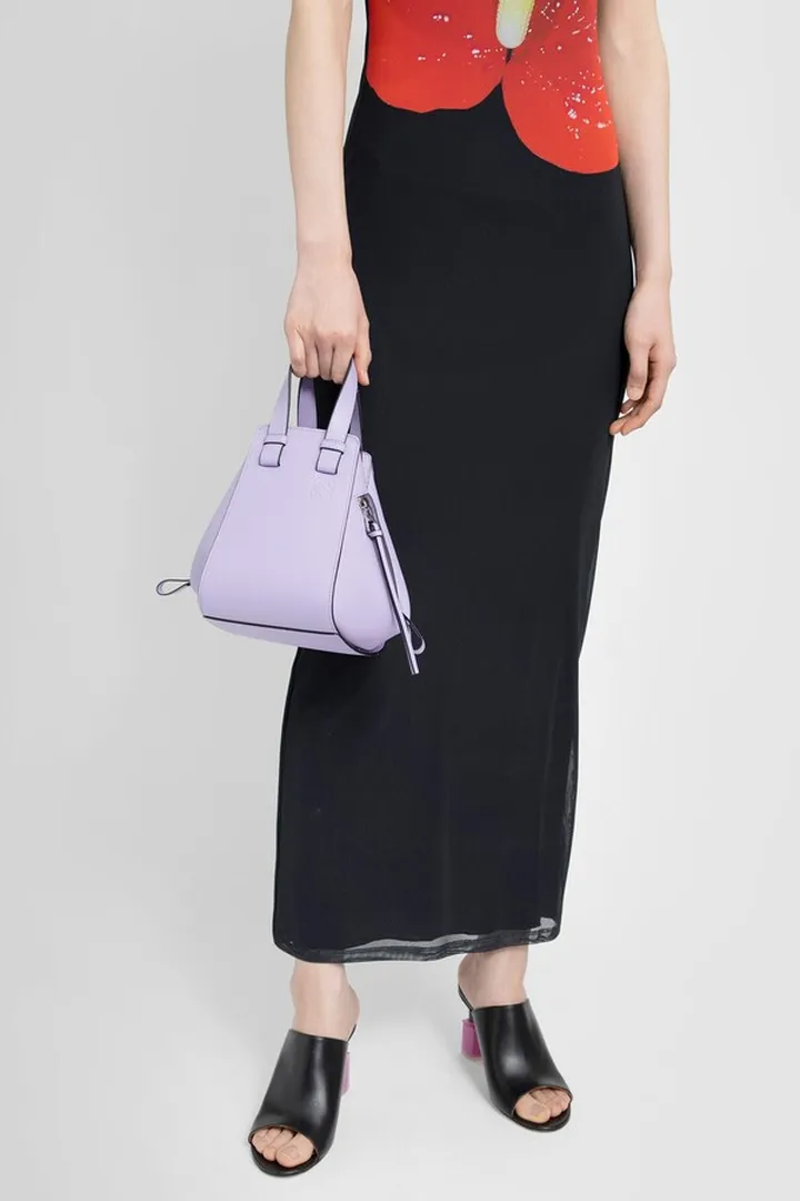 Loewe Woman Purple Top Handle Bags