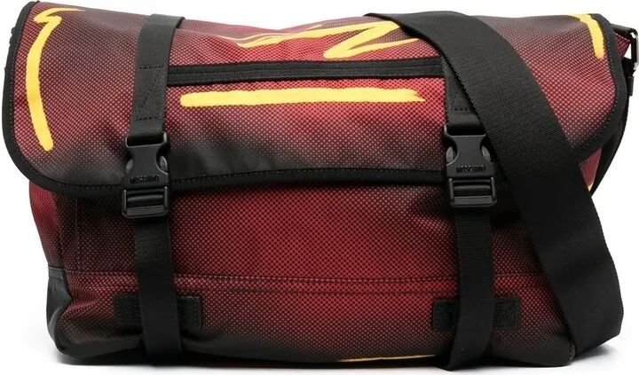 Abstract-Print Shoulder Bag