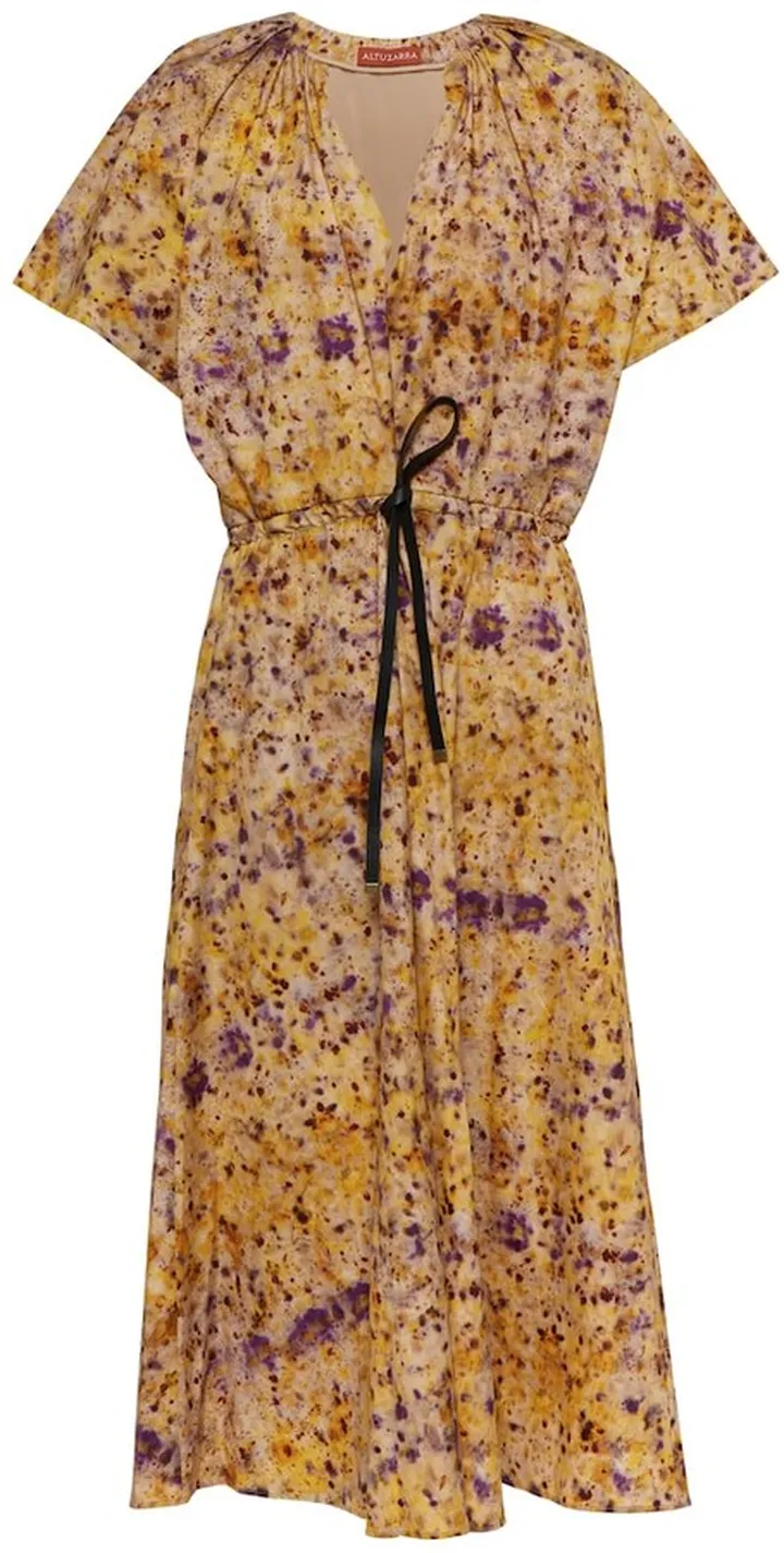 Romy floral cotton midi dress