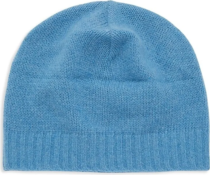 Ribbed-Cuff Cashmere Beanie