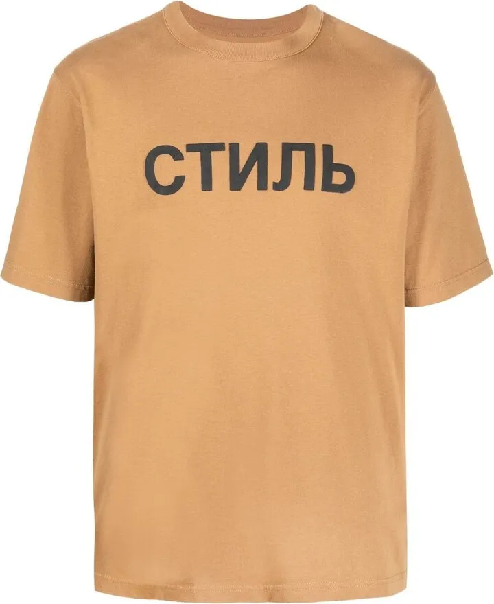 logo print short-sleeve T-shirt