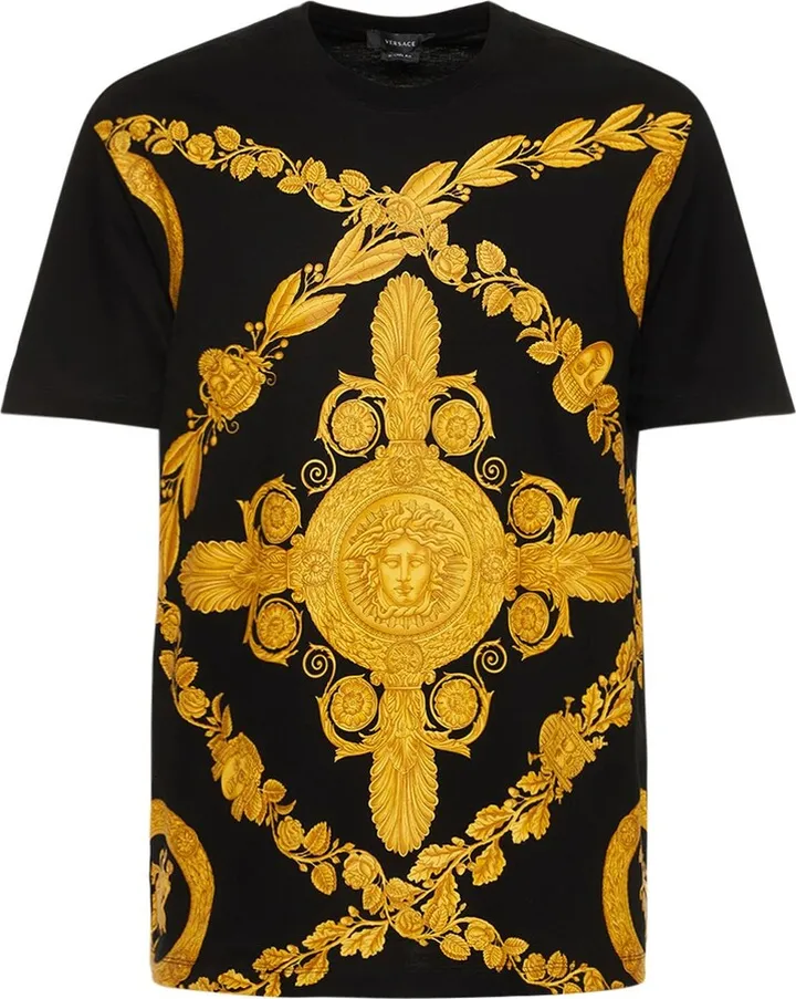 Heritage print cotton jersey t-shirt