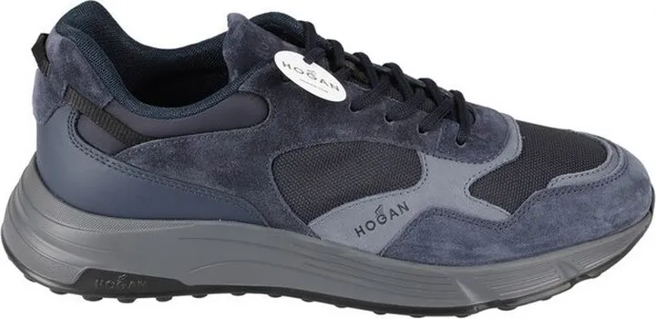 Hogan Logo Patch Panelled Low-Top Sneakers