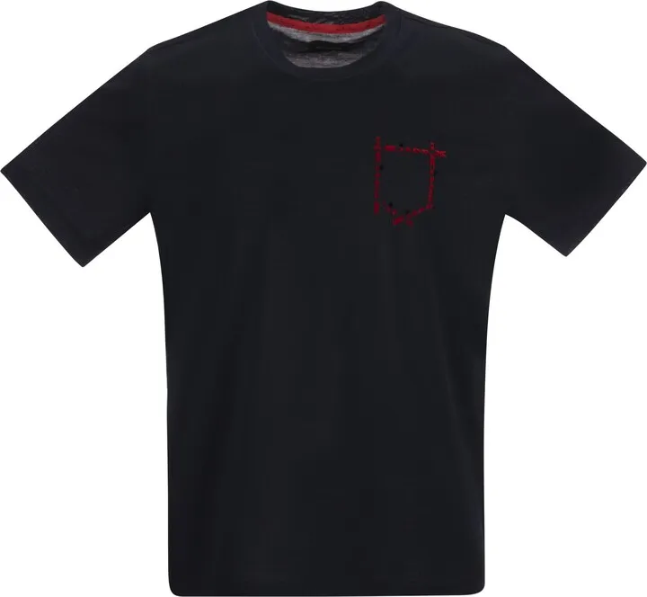 Crew-neck T-shirt With Pocket