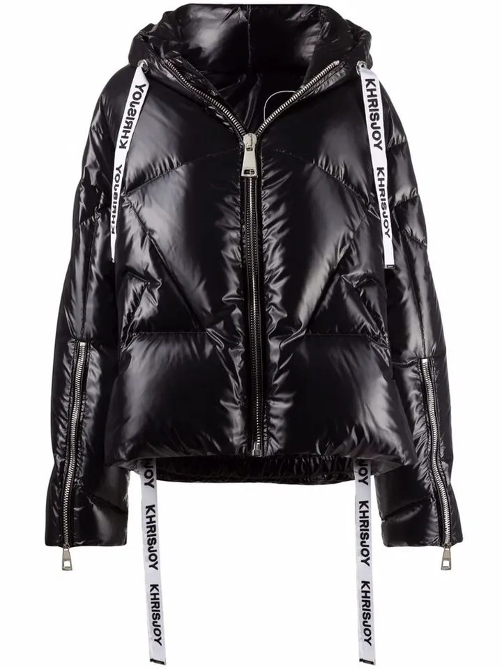 Iconic hooded puffer jacket