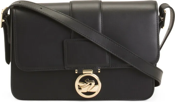 Leather Box Trot Crossbody