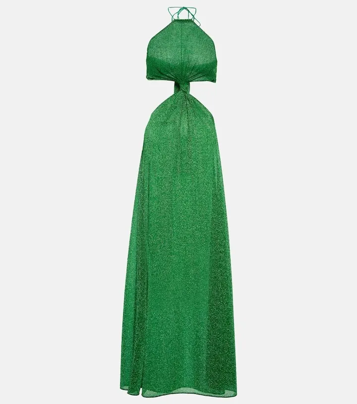 Lumiere knotted maxi dress