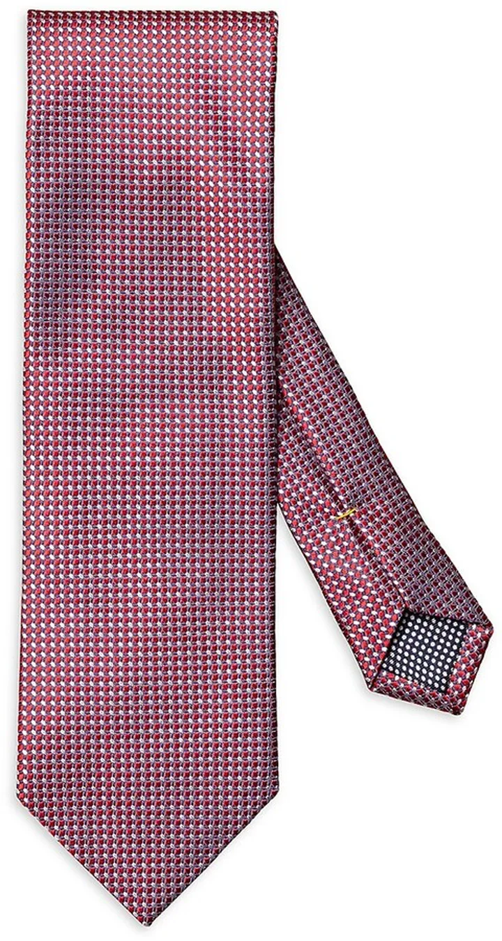 Neat Print Silk Tie