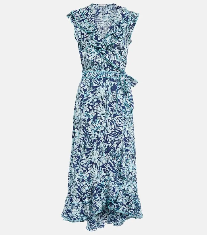 Aude printed midi dress