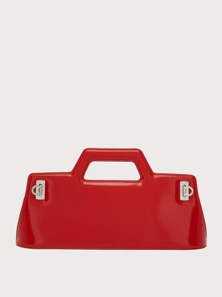 Ferragamo Women Wanda East-West top handle Red