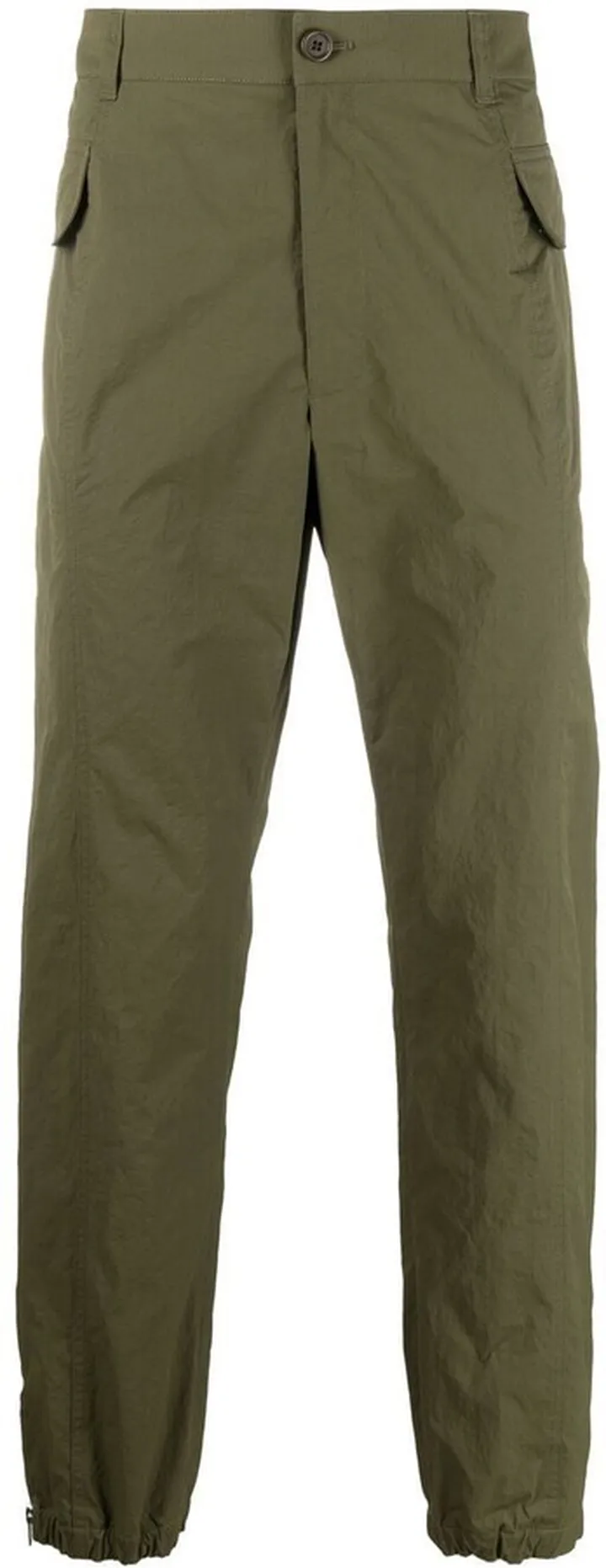 High-Rise Straight-Leg Trousers
