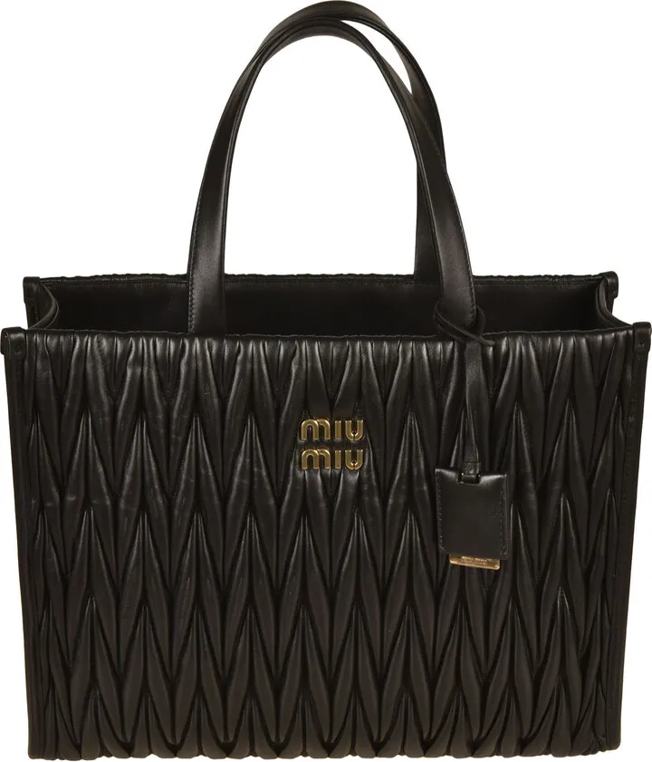 matelassé Logo Tote