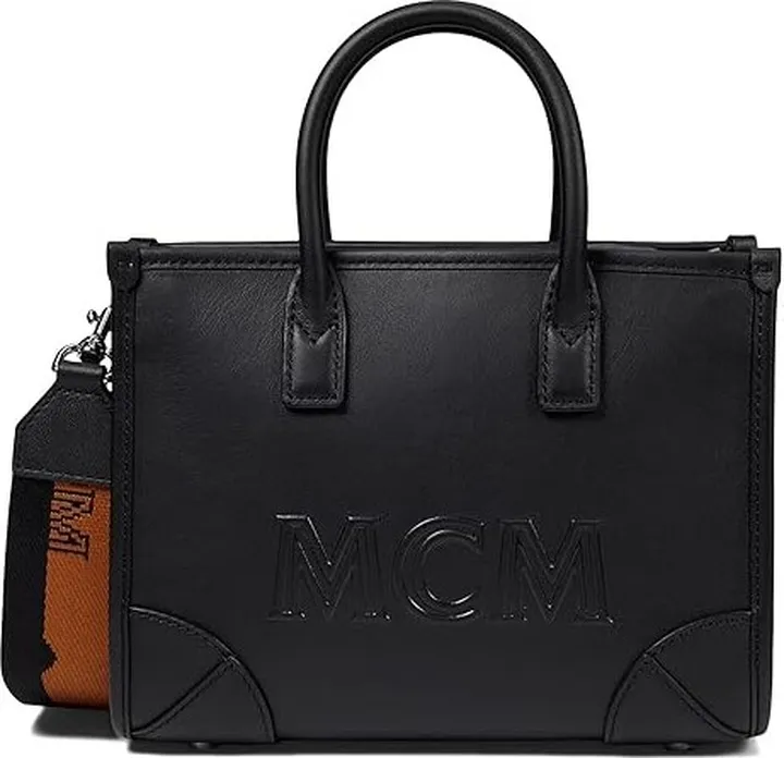 MCM Munchen Tote Mini (Black) Handbags