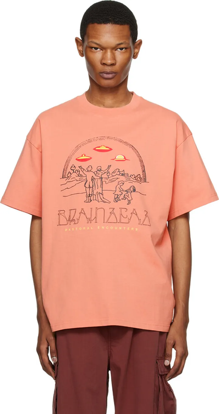 Brain Dead Orange 'Pastoral Encounters' T-Shirt