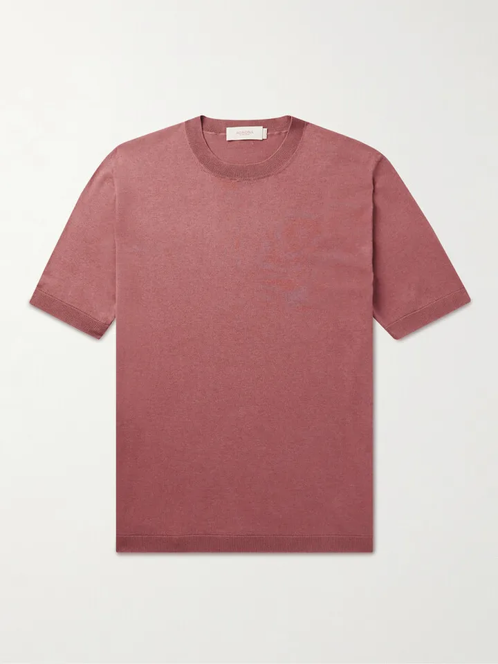 Slim-Fit Silk and Cotton-Blend Jersey T-Shirt