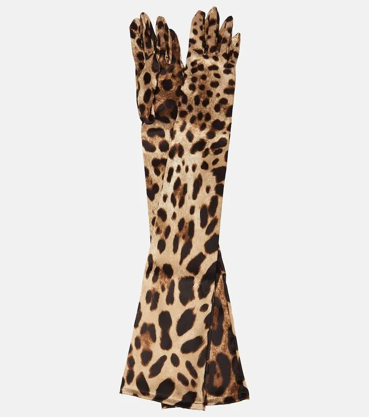 x Kim Kardashian silk blend gloves