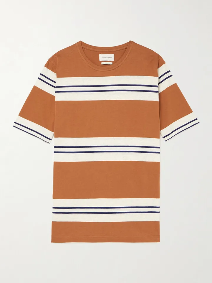 Conduit Striped Organic Cotton-Jersey T-Shirt
