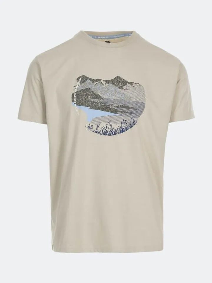 Trespass Mens Barnstaple T-Shirt - Mushroom