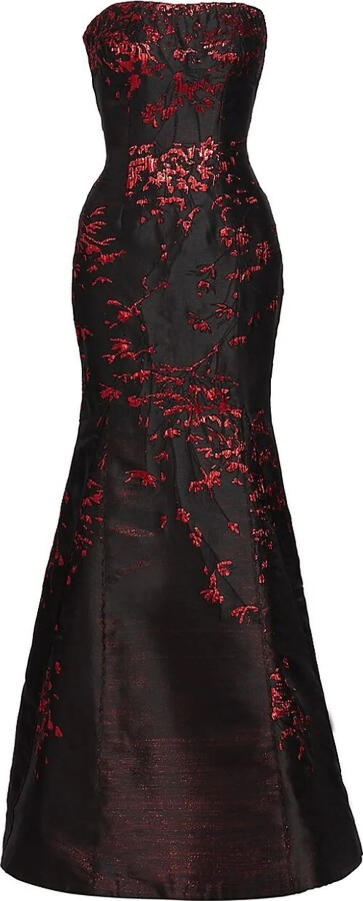 Strapless Jacquard Mermaid Gown