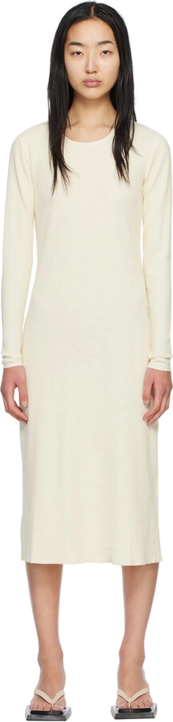 Holzweiler Yellow Tora Midi Dress