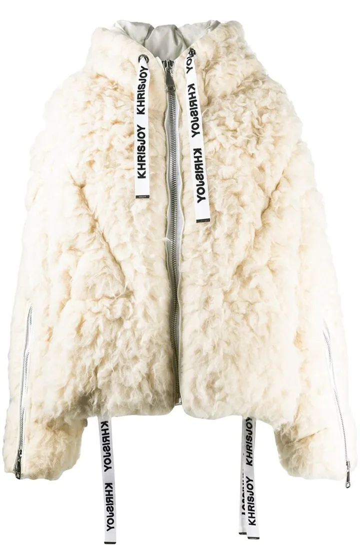 Hooded Wool Padded Coat