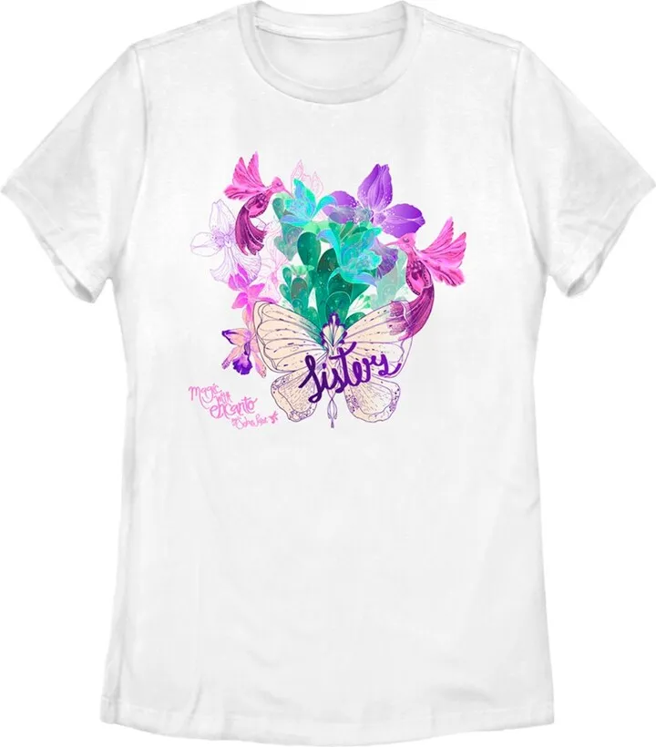 Women's Encanto Sister Love By Sebas Pakui T-Shirt - White - X Large