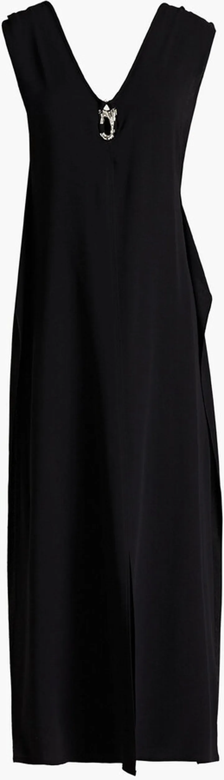 Antonia embellished crepe midi dress