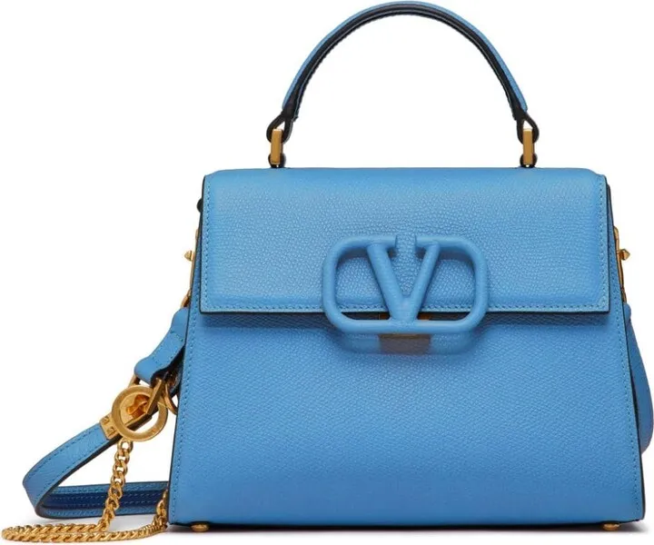 small VSLING grained texture tote bag