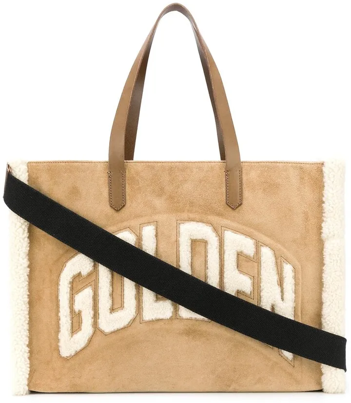Textured Fleece Logo Tote Bag