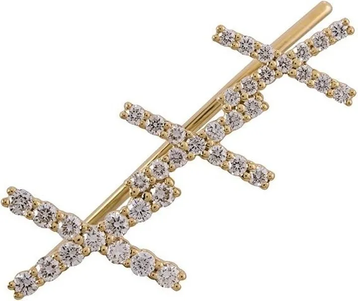 18kt gold KATIA diamond left cuff earring
