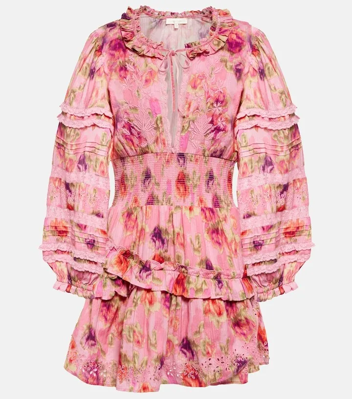 Clarkie floral minidress