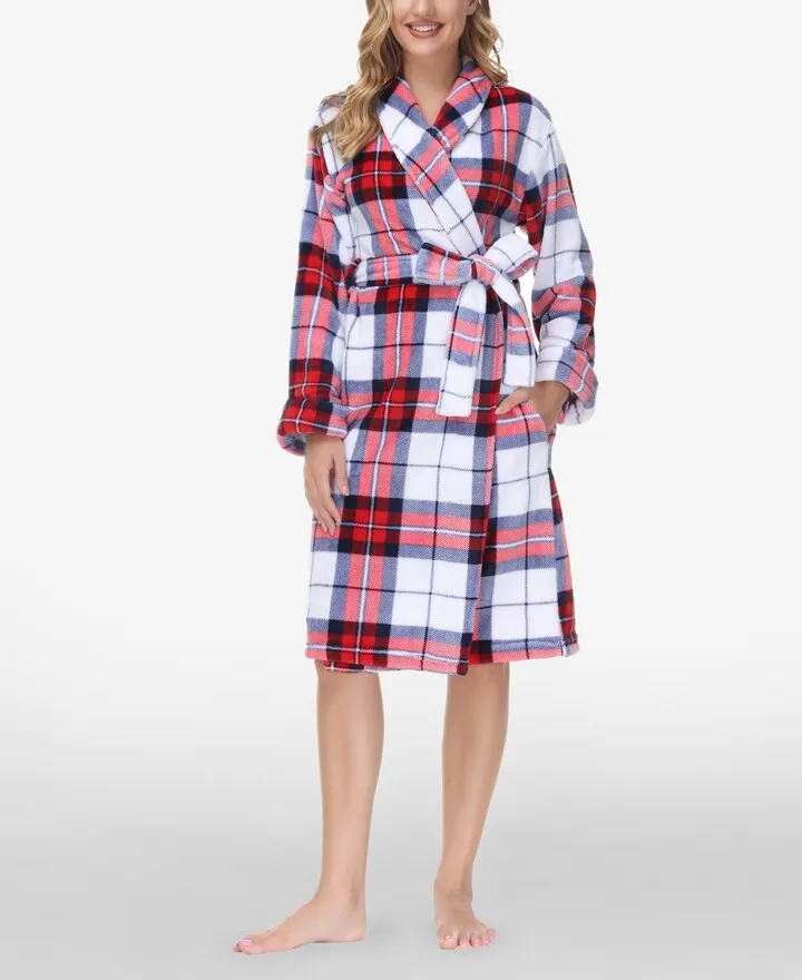 Echo Women's Printed Plush Robe